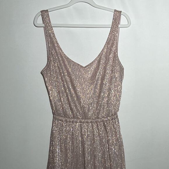 Show Me Your Mumu Kendall Maxi Dress Blush Pink Fairy Girlcore Size M Sparkle - Picture 8 of 11